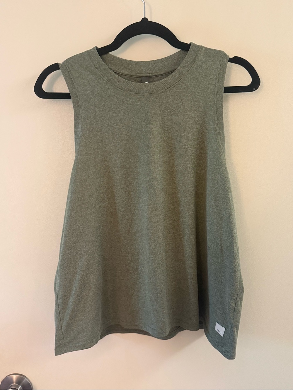 Vuori Olive Green Sleeveless Muscle Tank